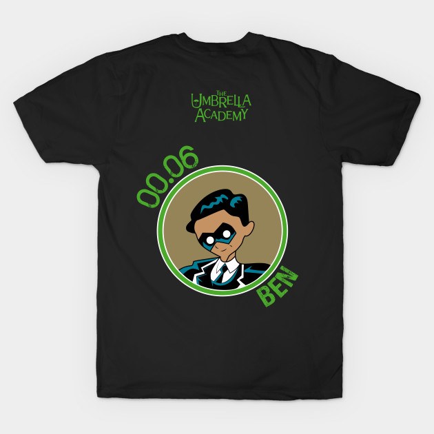 UMBRELLA ACADEMY: BEN CARTOON (GREEN) by FunGangStore